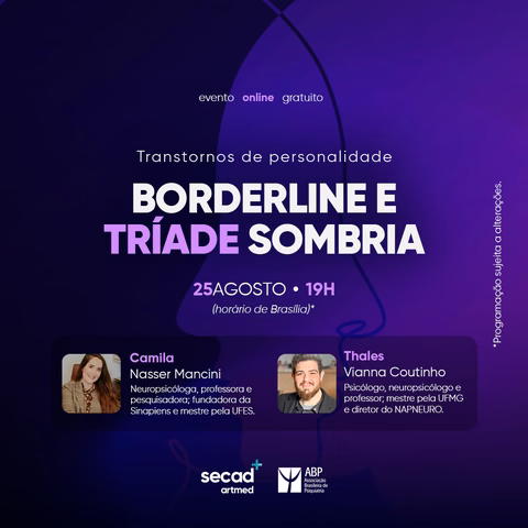 Transtornos de personalidade: borderline e tríade sombria