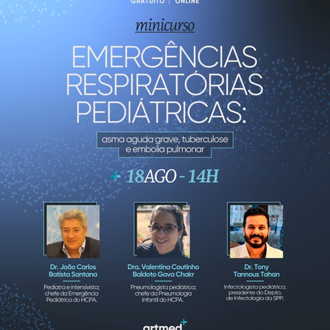 Emergências respiratórias pediátricas: asma aguda grave, tuberculose e embolia pulmonar